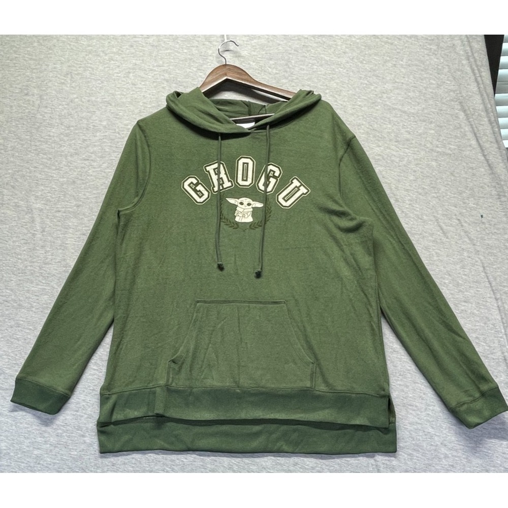 Activ Pro My Mood Collection Hoodie Mens XL Green Graphic Print Grogu Star Wars